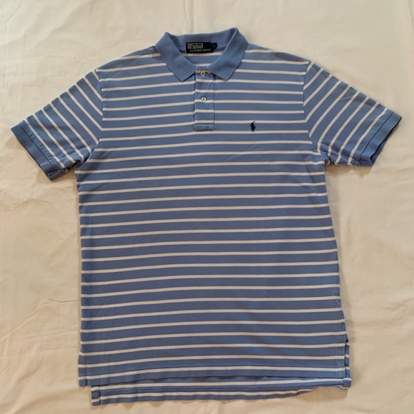 Mens Striped Polo - Picture 1 of 3